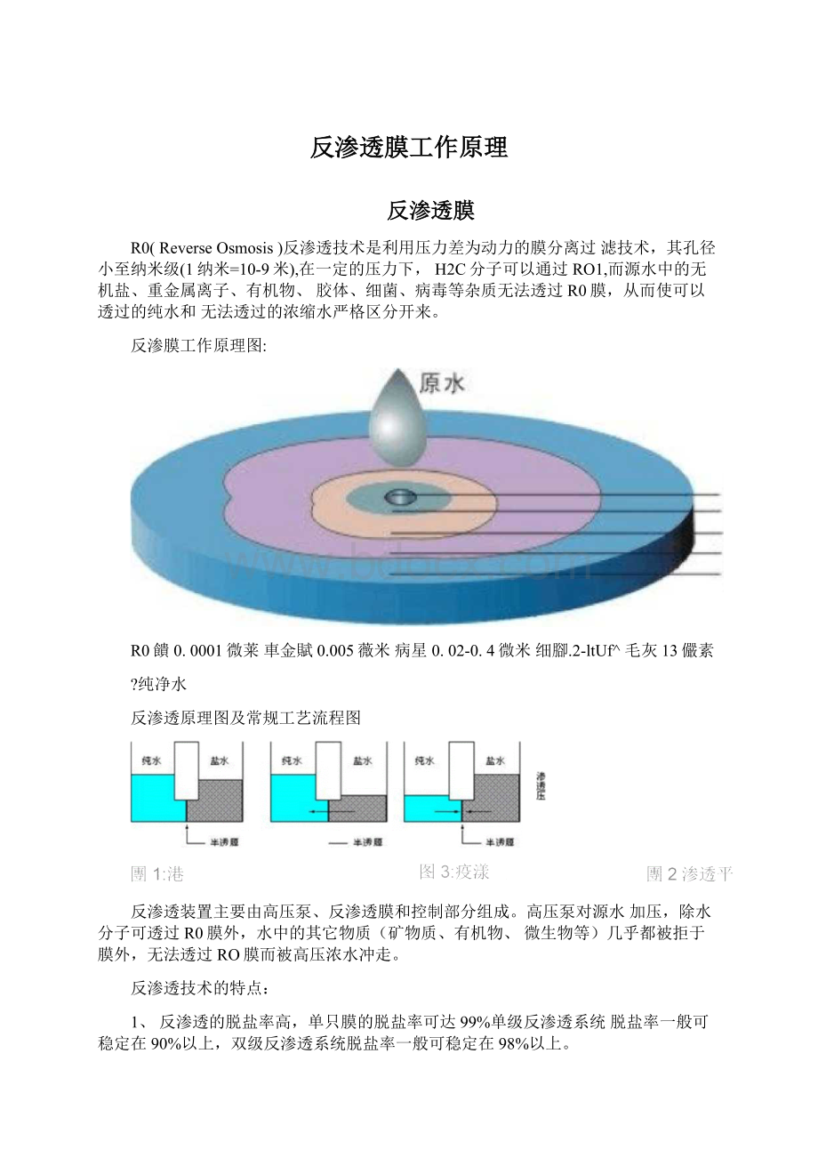 反渗透膜工作原理Word文件下载.docx_第1页