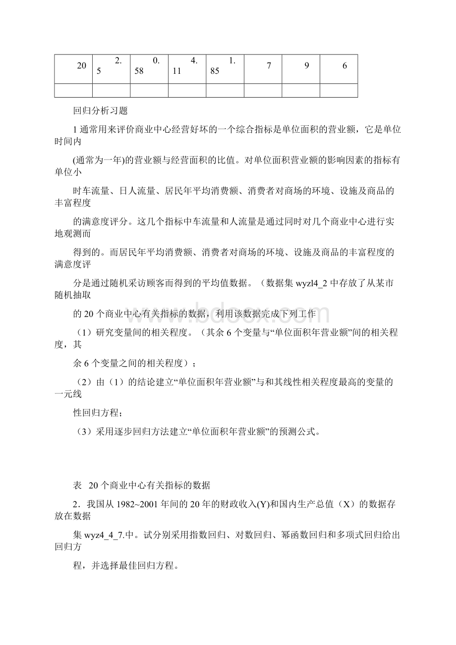 回归分析SPSS习题答案.docx_第2页