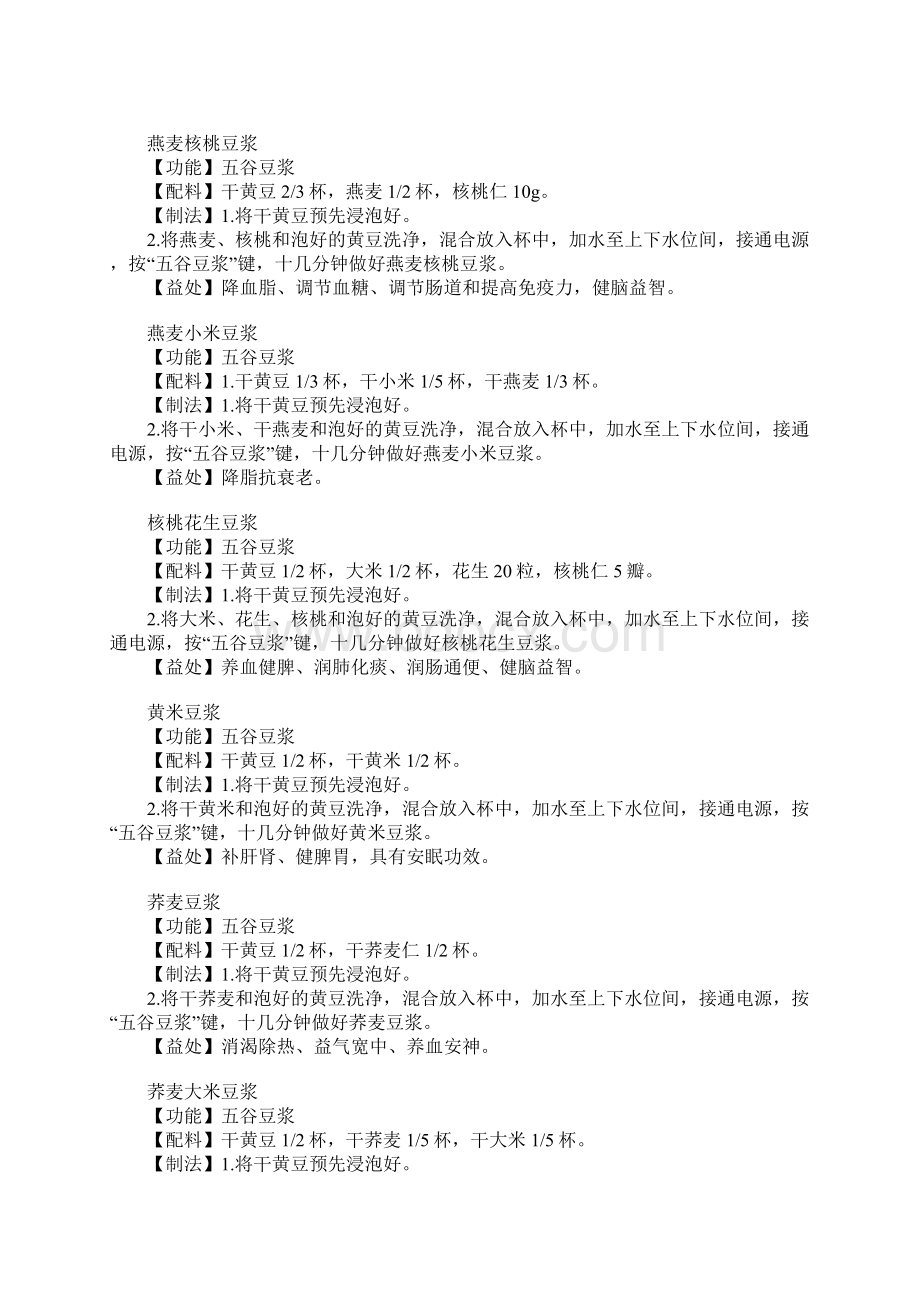 豆浆米糊大全文档格式.docx_第3页