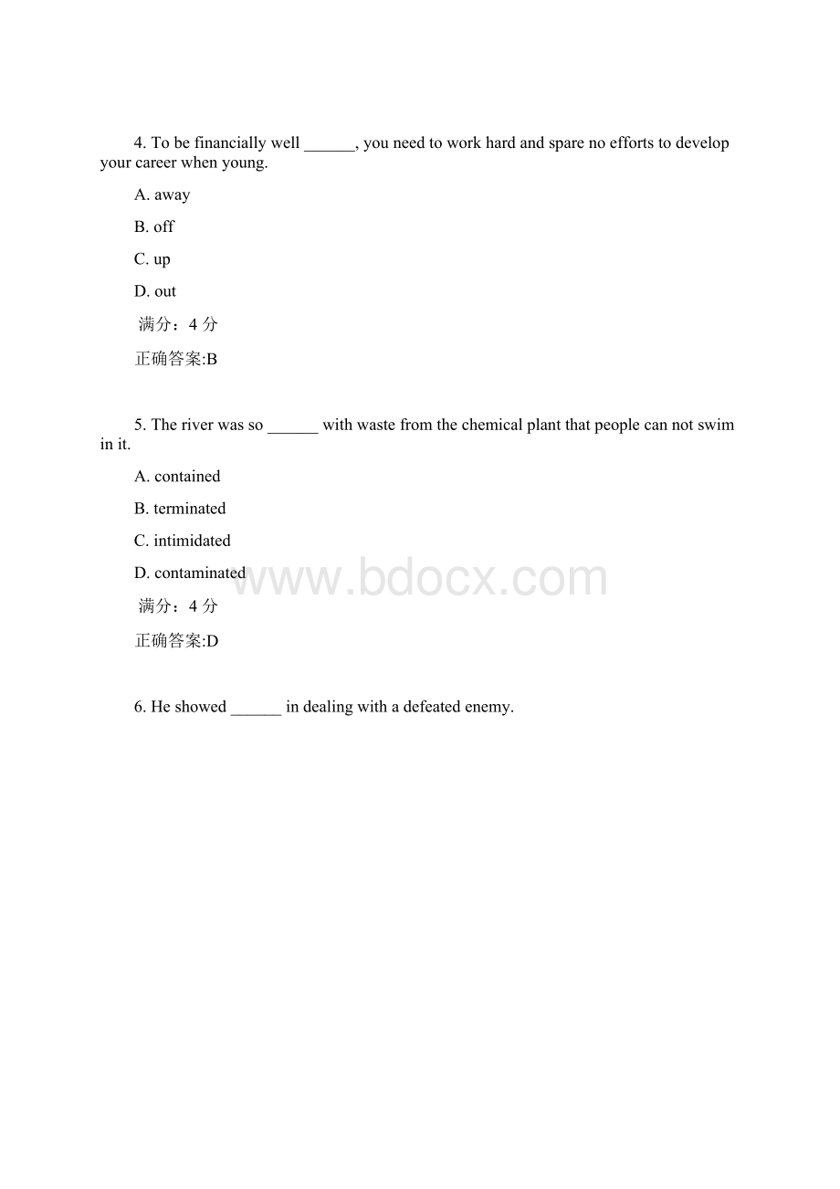 吉大17春学期《新发展英语综合教程二》在线作业二满分答案Word文档格式.docx_第2页