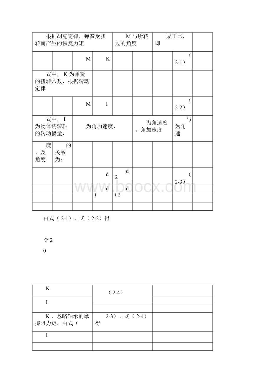 大学物理实验讲义实验02扭摆法测定物体转动惯量.docx_第2页