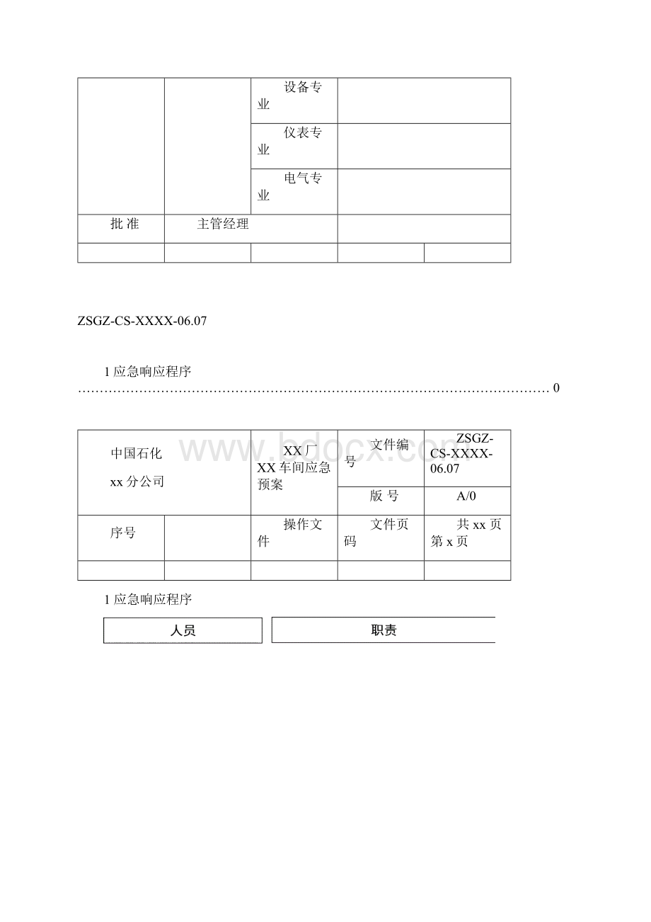 化工企业应急处置程序模板新Word文档下载推荐.docx_第2页