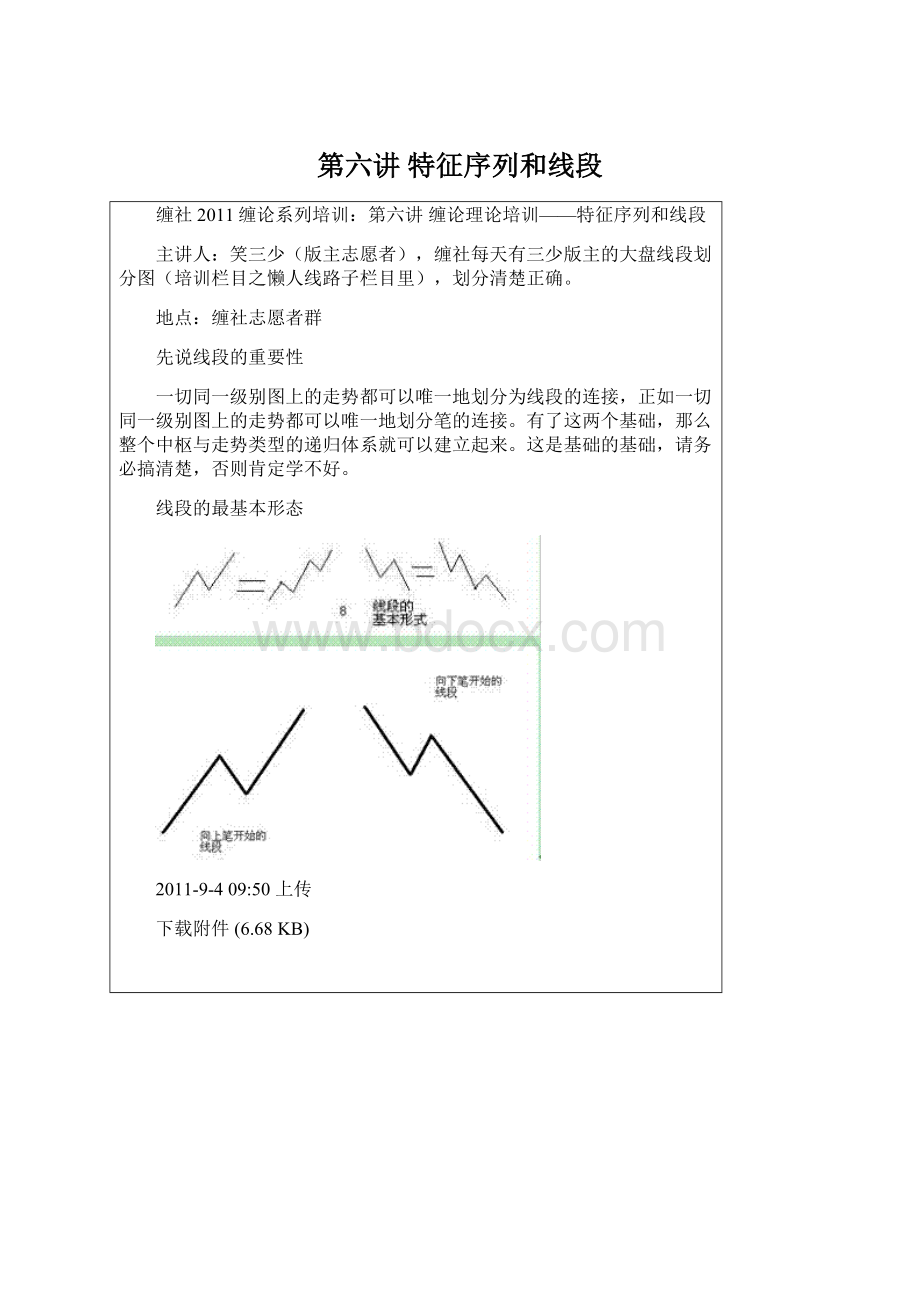 第六讲 特征序列和线段.docx_第1页