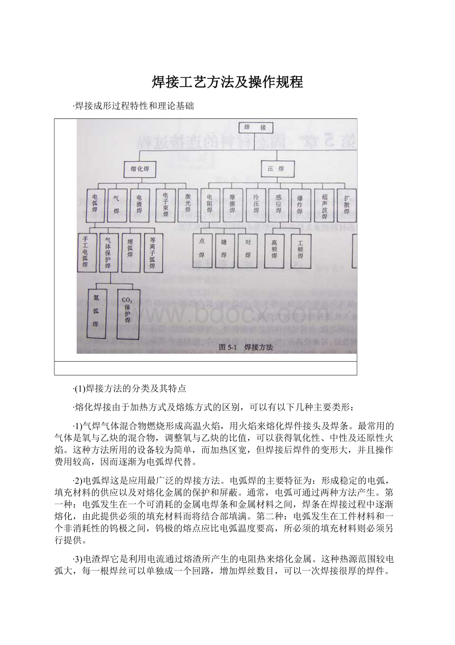 焊接工艺方法及操作规程.docx_第1页