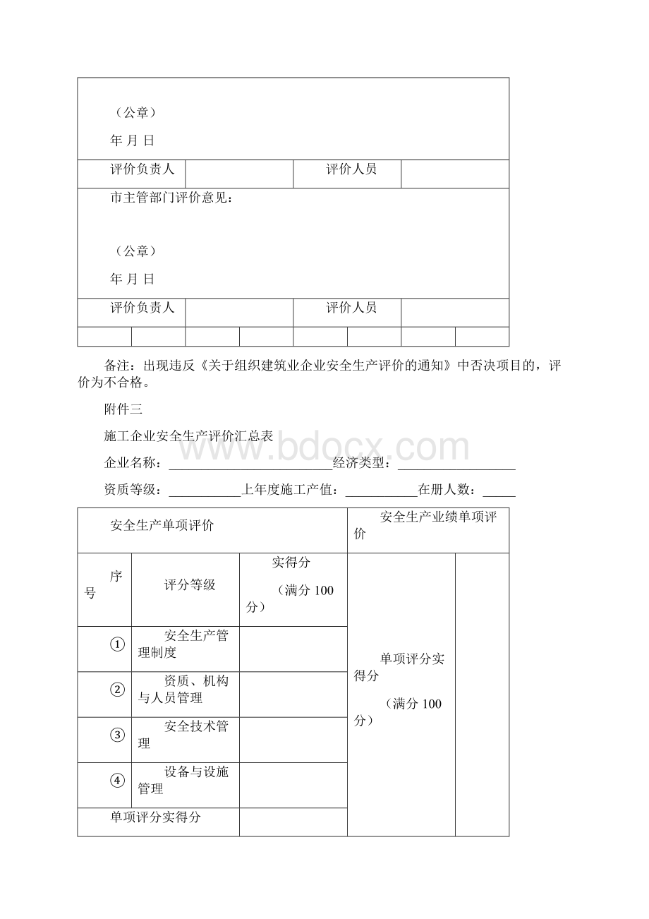 主管部门安全生产评价审核表.docx_第2页