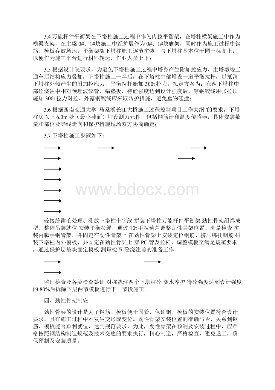 斜拉桥主塔下塔柱施工工艺.docx_第2页