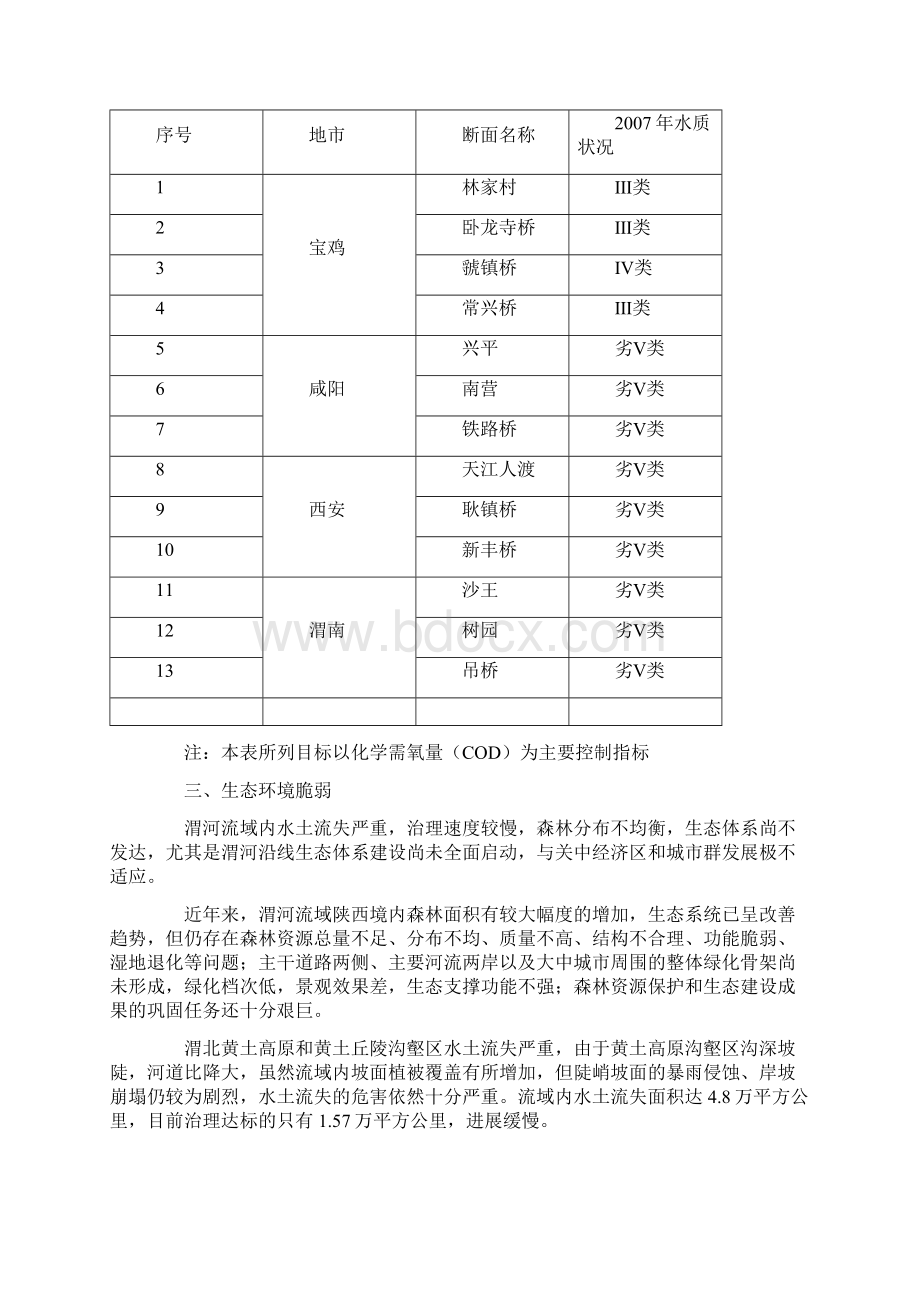 渭河流域综合治理五年规划.docx_第3页