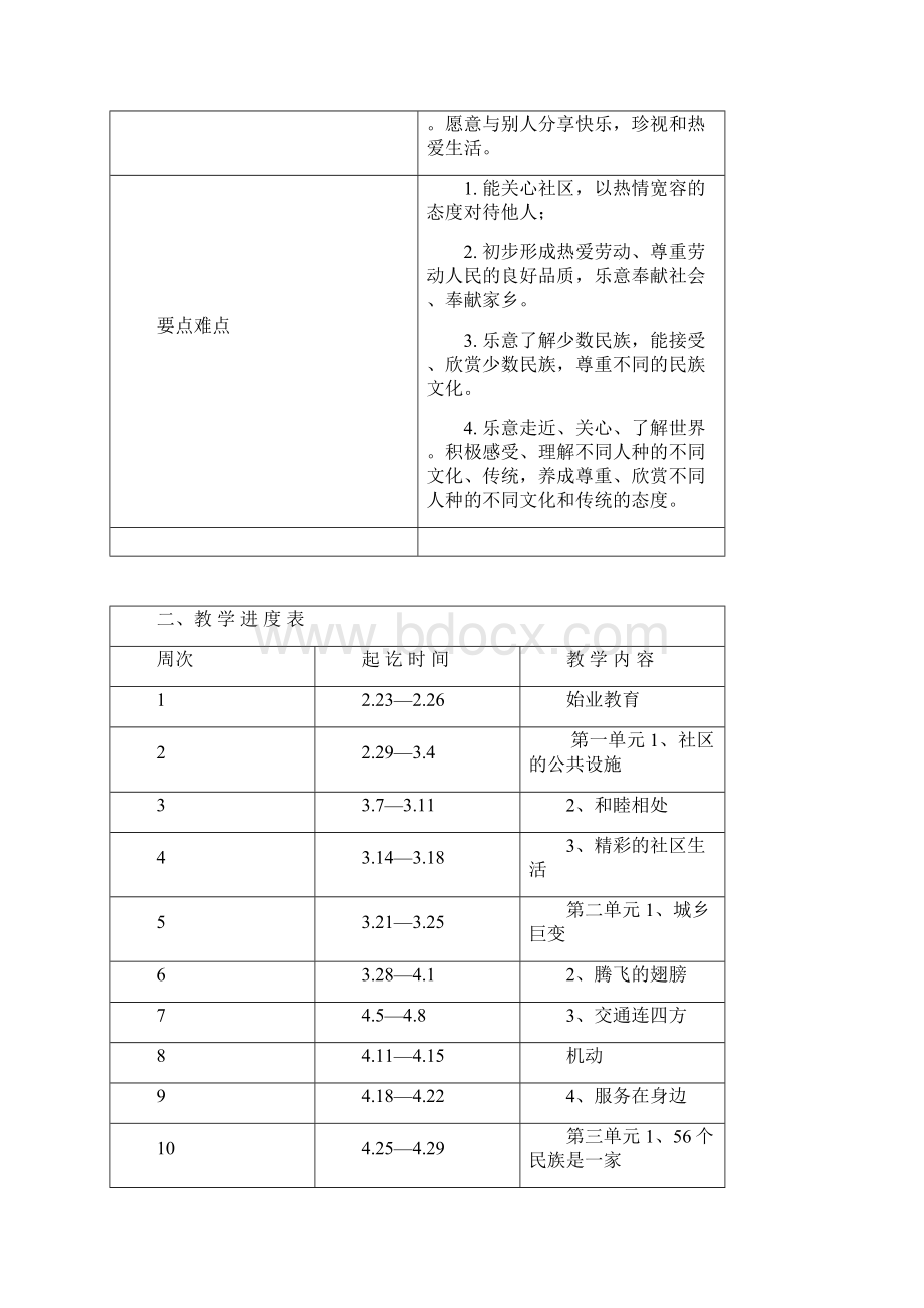 四下品德与社会全册教案Word文档格式.docx_第2页