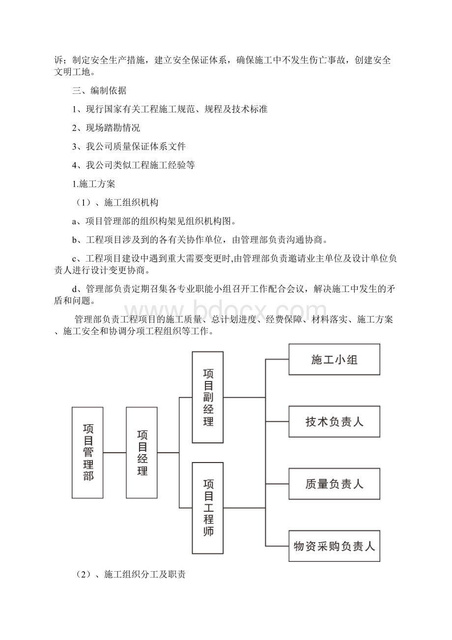 施工组织实施方案说明详尽版.docx_第2页