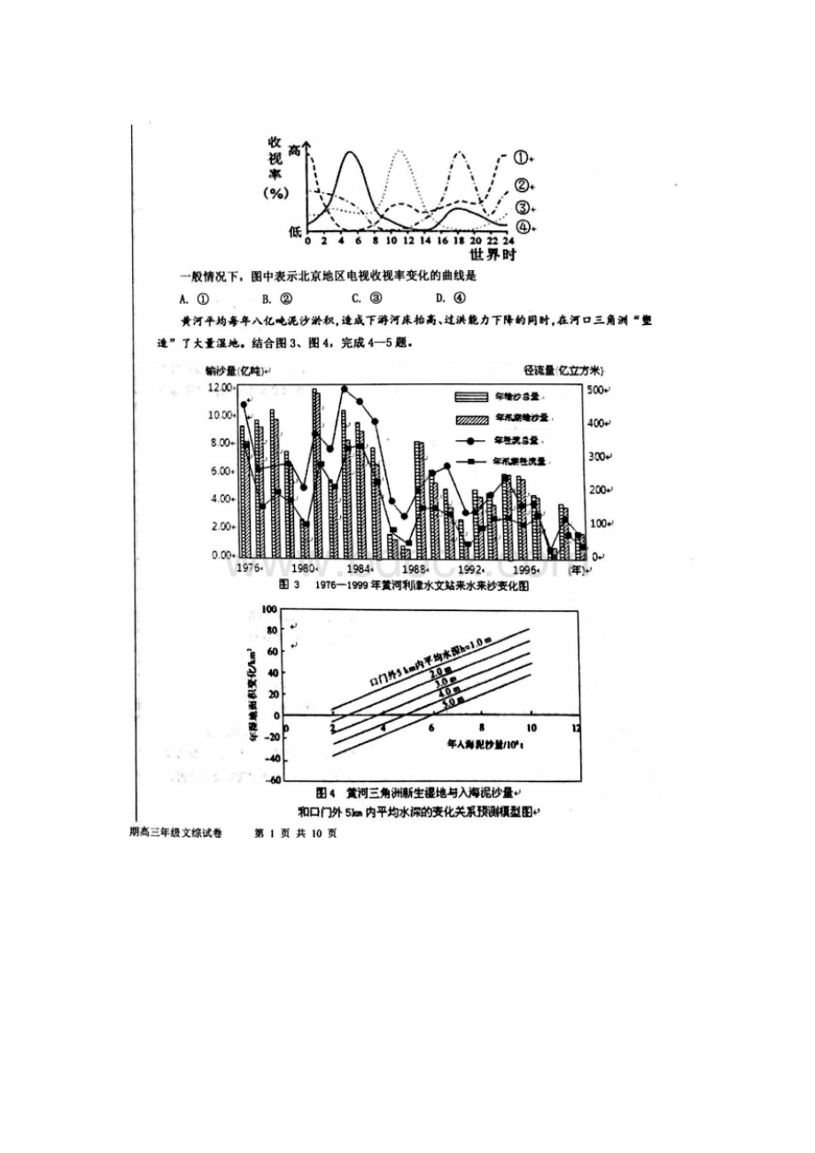 河北省衡水中学届高三第十次模拟考试文科综合地理试题.docx_第2页