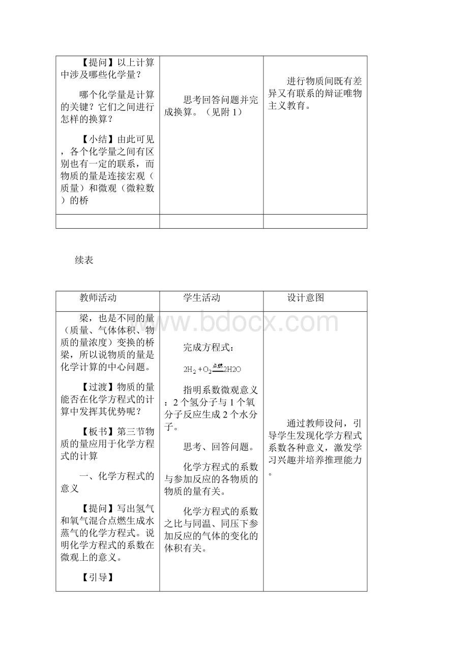 最新高中化学物质的量在化学方程式计算中的应用2 精Word下载.docx_第2页