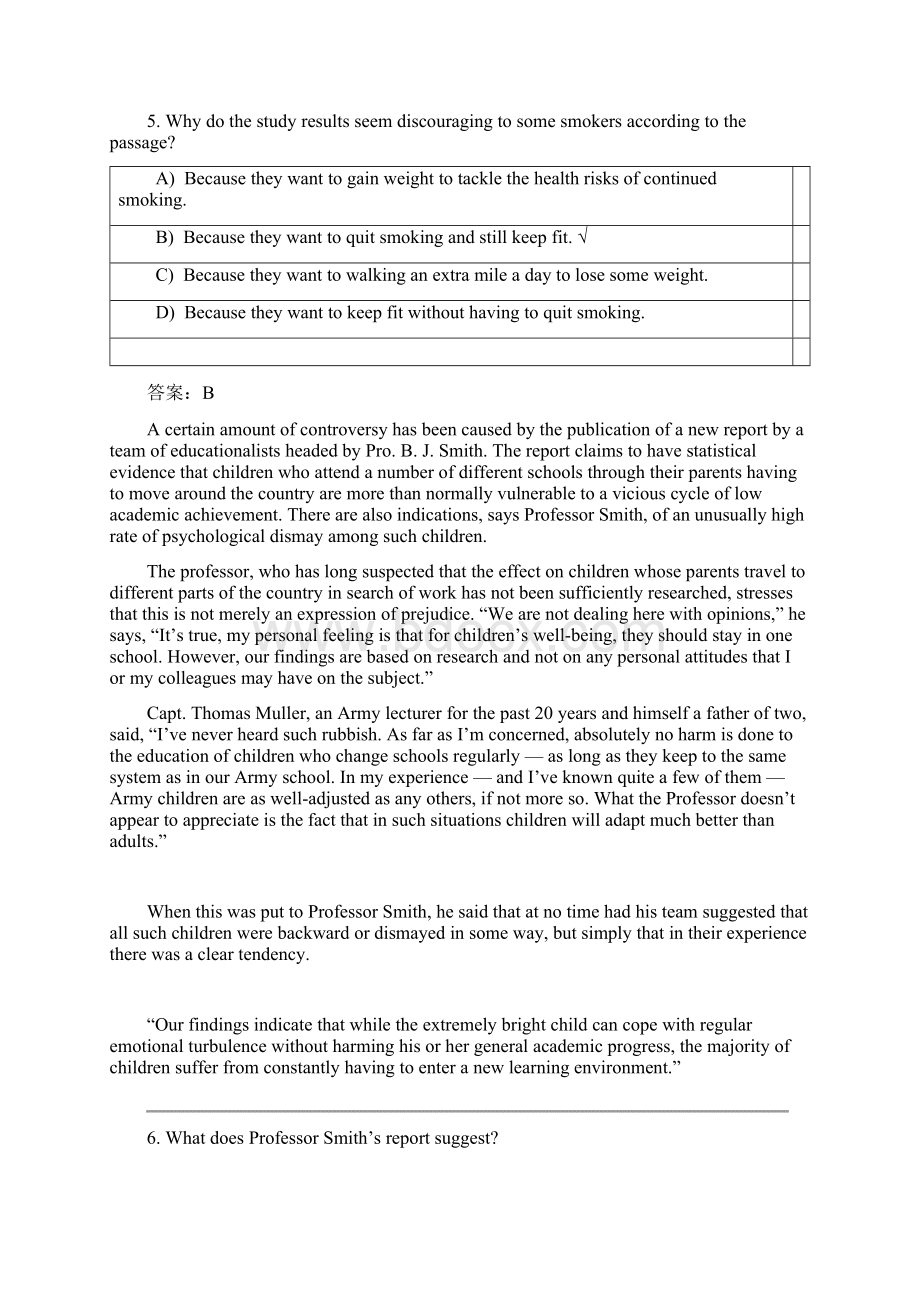 大学英语3期末考精彩试题 阅读题题库急加DA AN.docx_第3页