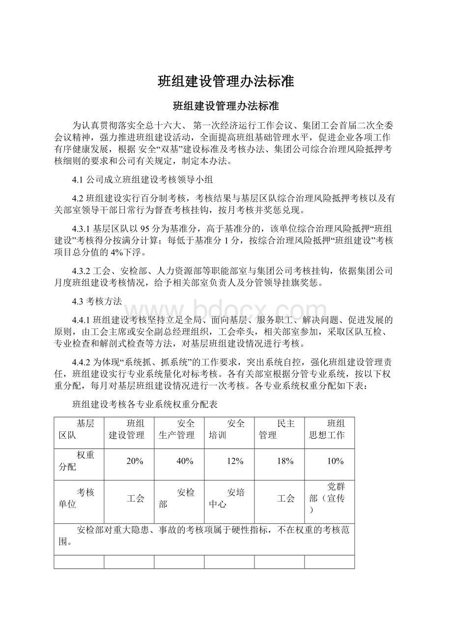 班组建设管理办法标准.docx_第1页