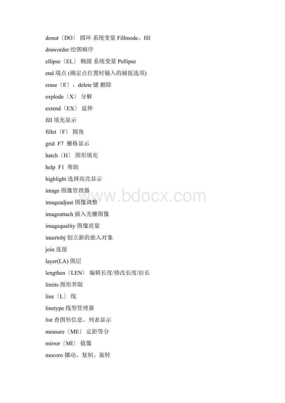 CAD命令快捷键及应用技巧大全.docx_第3页