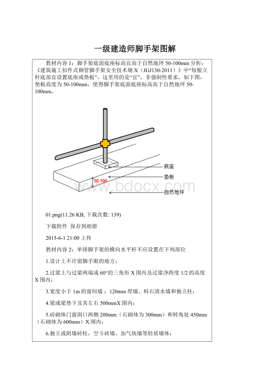 一级建造师脚手架图解Word文件下载.docx