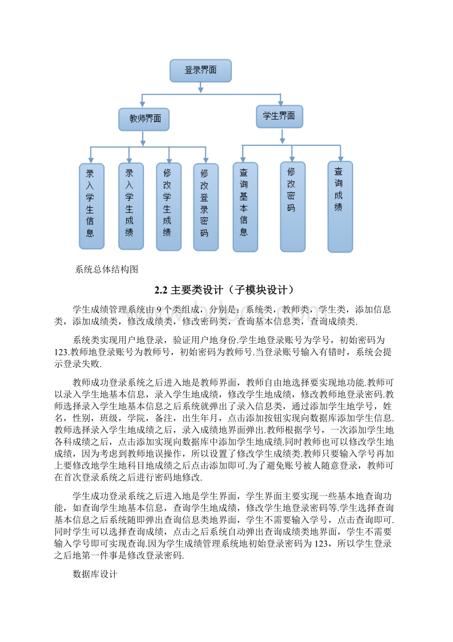 学生成绩管理系统课程设计.docx_第2页