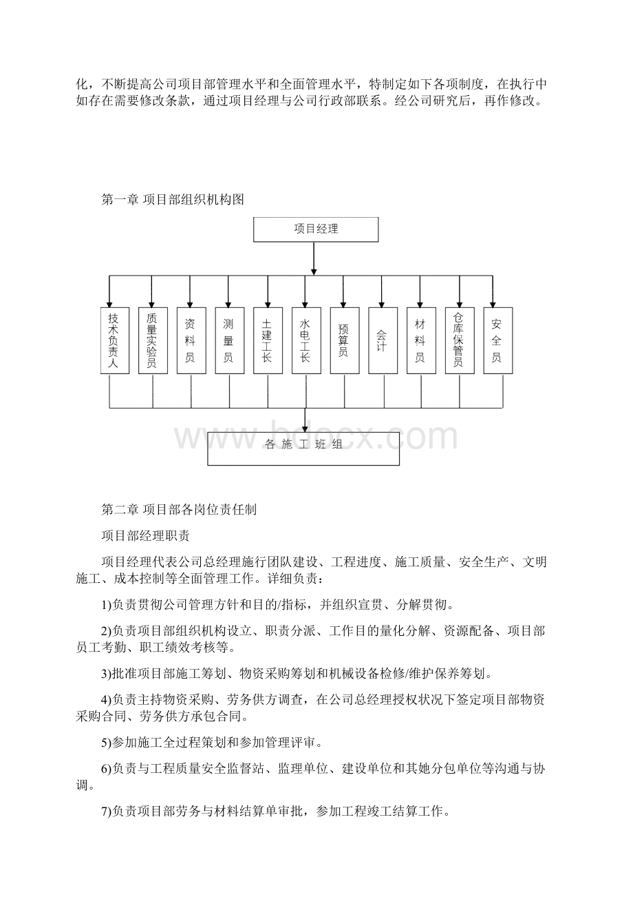 园林景观工程项目部各项管理制度实施样本.docx_第2页