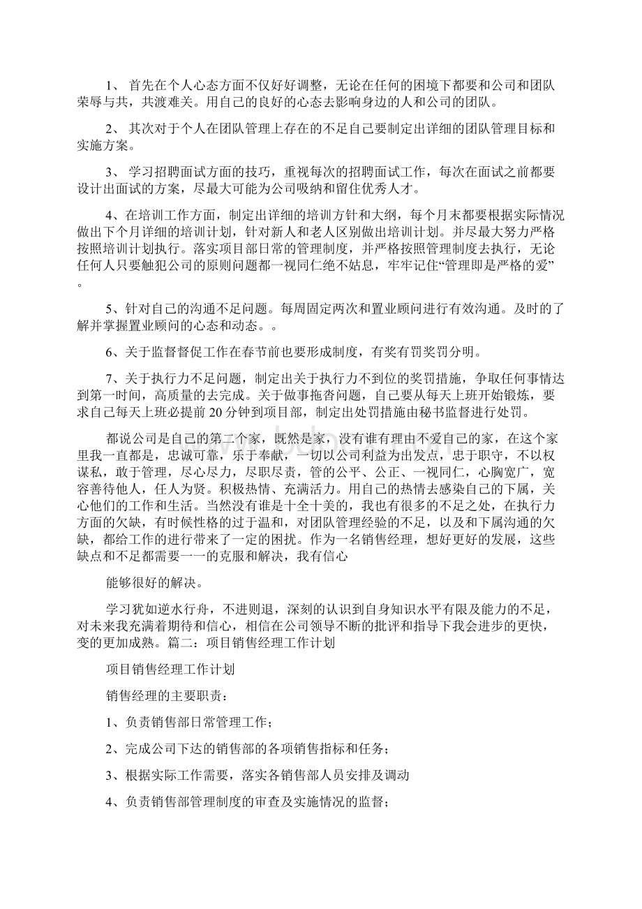 房地产销售经理周工作计划.docx_第3页