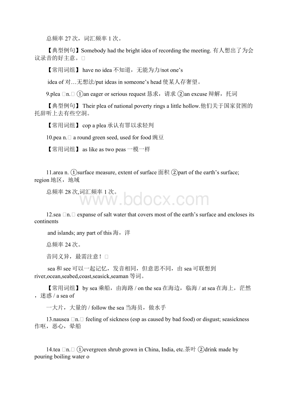 c 专四高频词汇汇总.docx_第2页