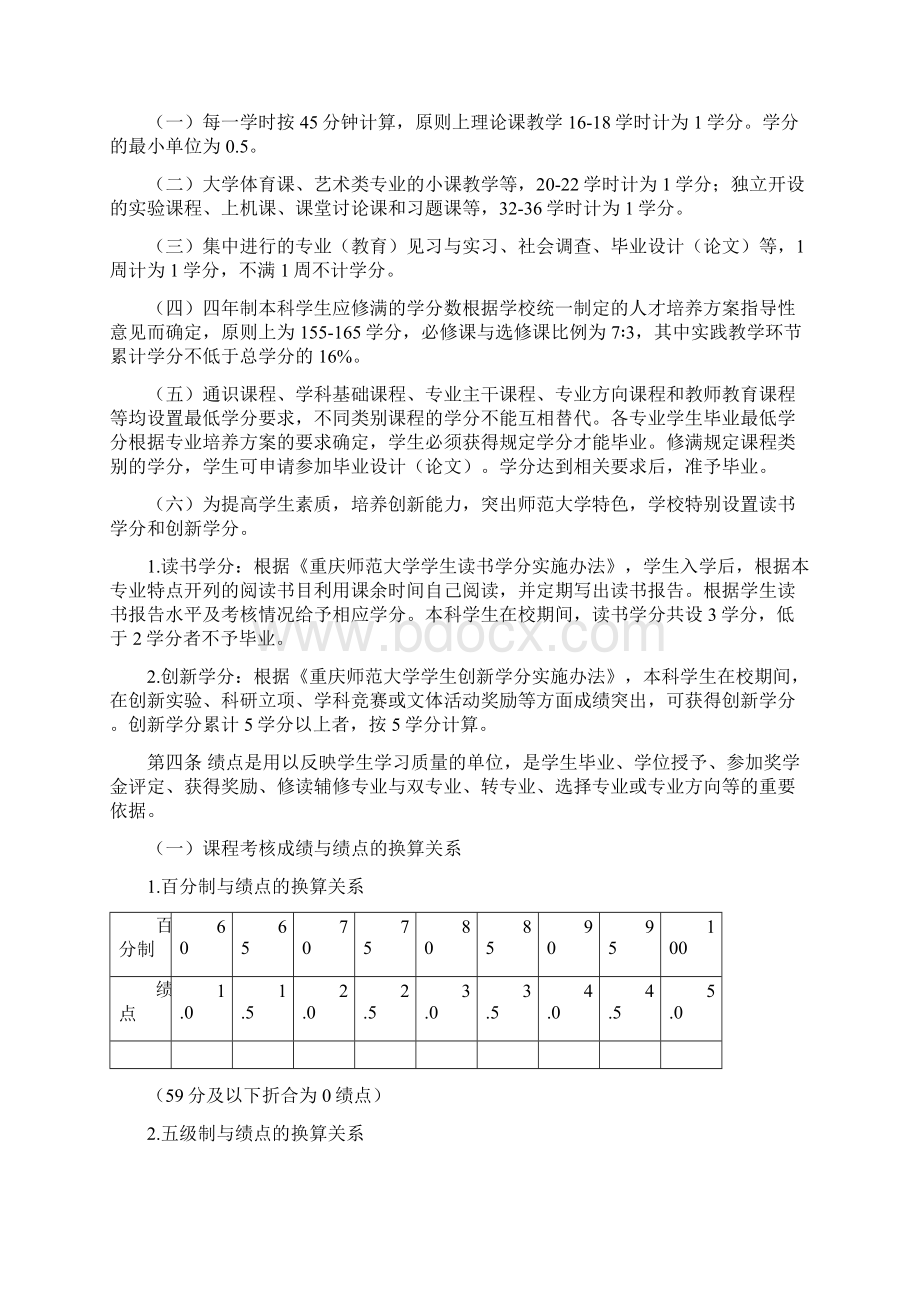 重庆师范大学全日制普通本专科课程学习管理办法.docx_第2页