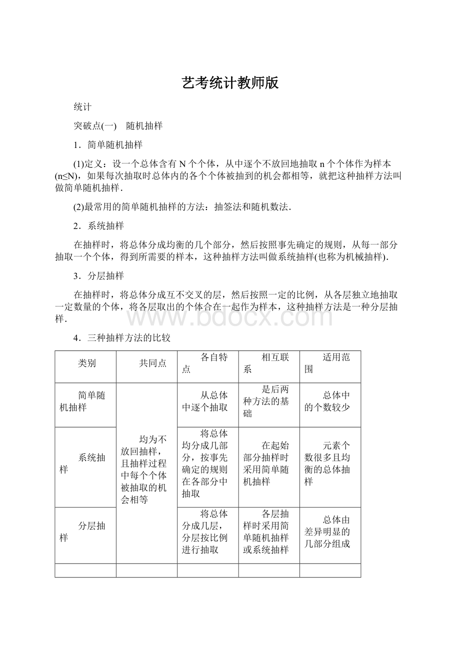 艺考统计教师版.docx