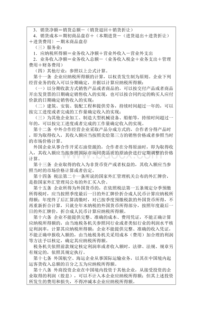 中华人民共和国外商投资企业和外国企业所得税法实施细则.docx_第3页