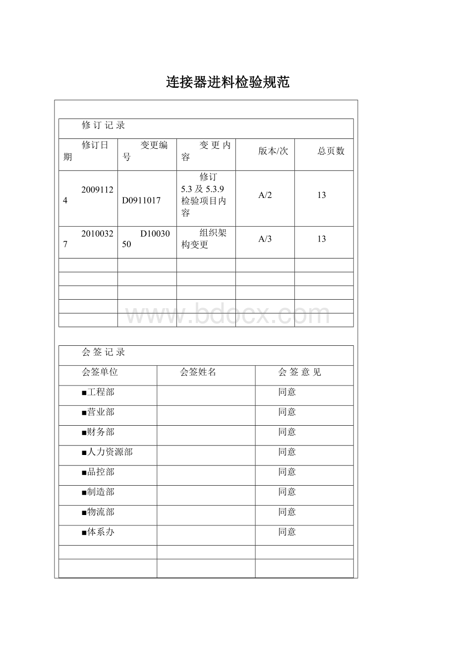 连接器进料检验规范.docx_第1页