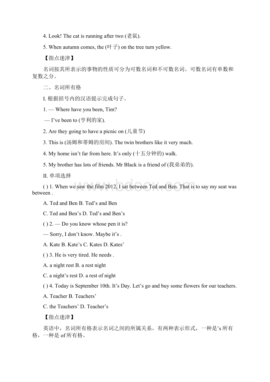 中考名词专项练习Word文档格式.docx_第2页