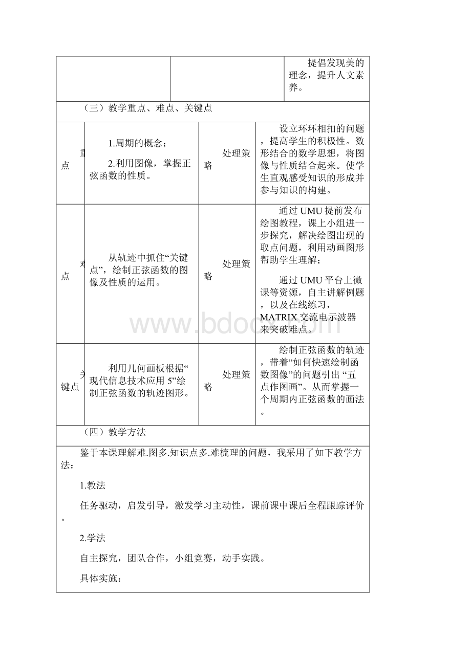 正弦函数的图像及性质优秀教学设计.docx_第3页