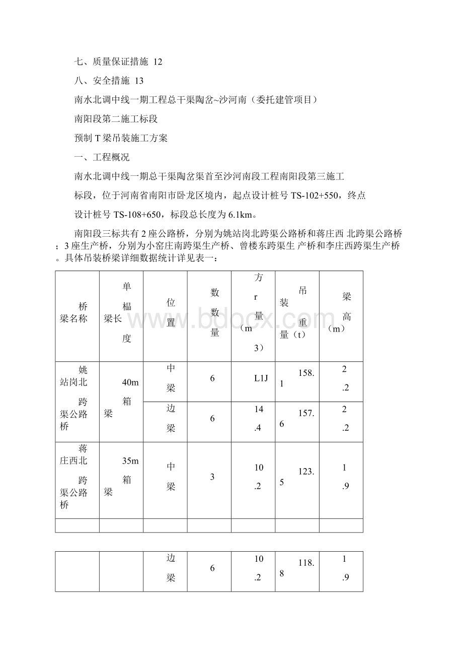 预制T梁吊装专项施工方案Word下载.docx_第2页