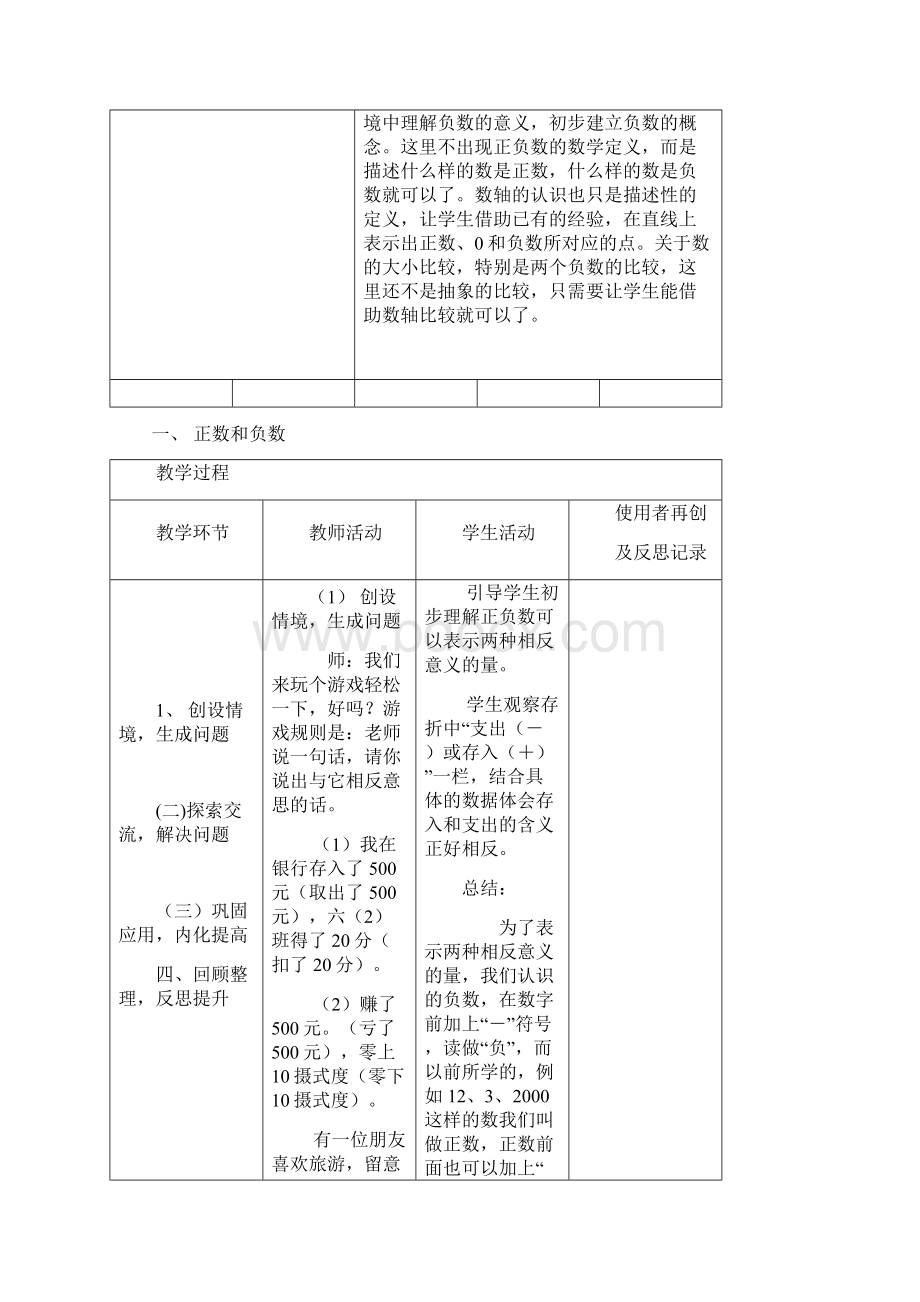 人教版小学数学六年级下册教案.docx_第2页