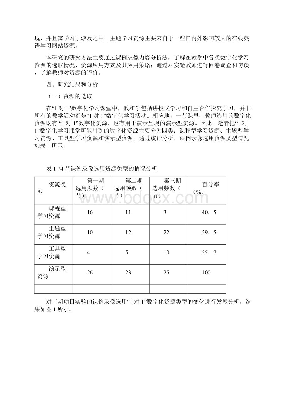 小学英语1对1数字化学习资源应用研究Word文档格式.docx_第3页