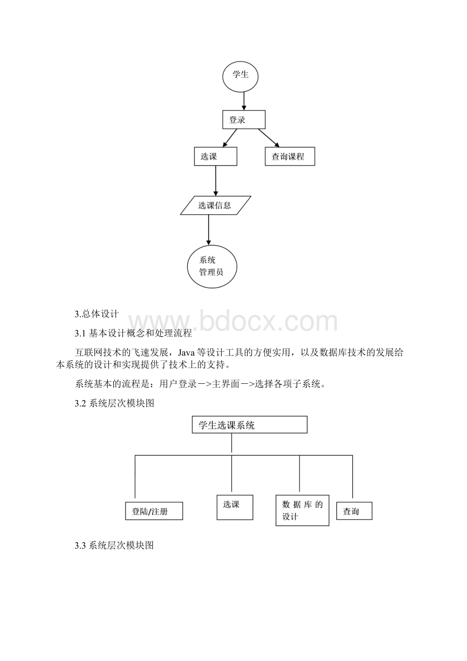 《软件工程》课程设计学生选课系统.docx_第3页