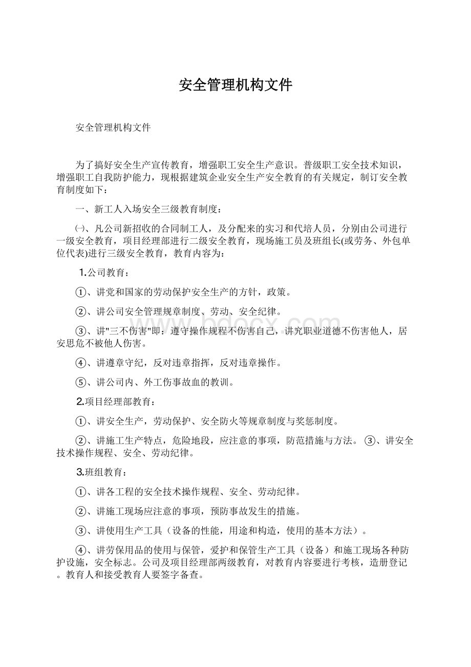 安全管理机构文件文档格式.docx_第1页