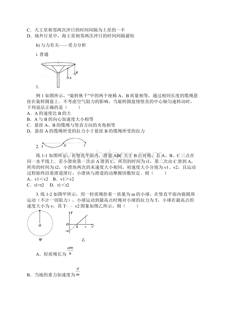 高三一轮复习4圆周运动学生版.docx_第3页