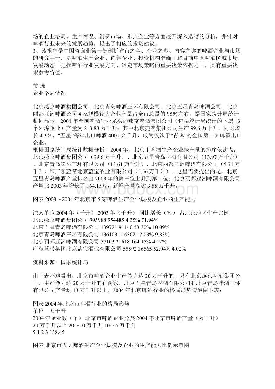 中国啤酒行业分析.docx_第3页