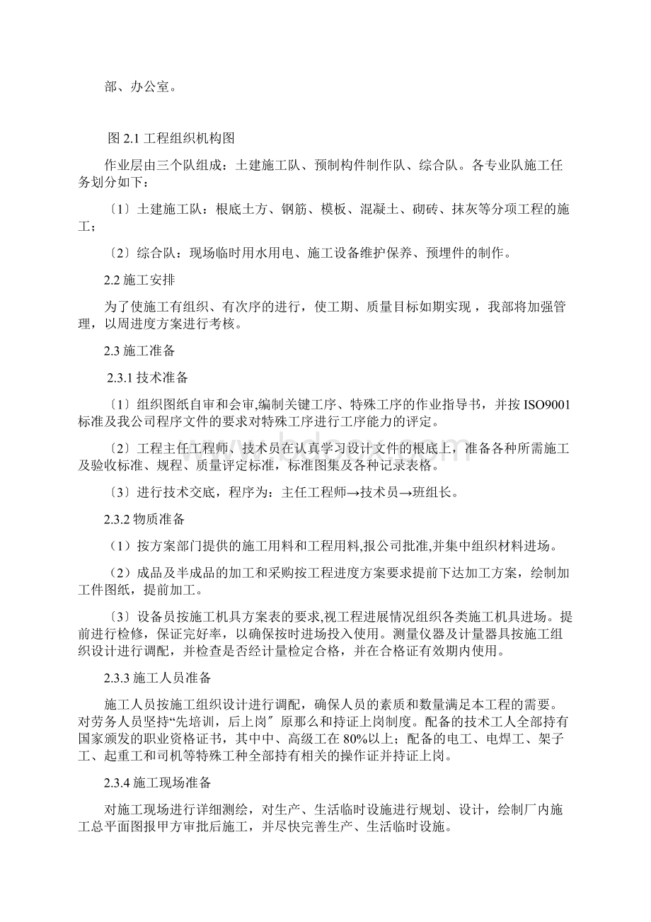 工业厂房土建施工方案Word文档下载推荐.docx_第2页