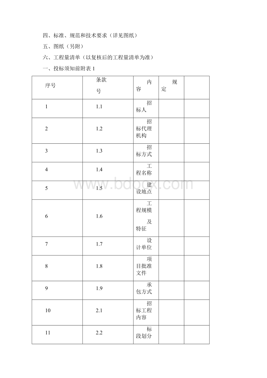 江苏X市建设工程施工工程量清单招标文件.docx_第2页