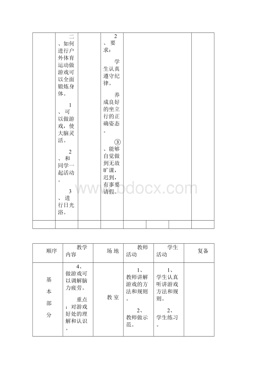 小学四年级下册体育教案Word文件下载.docx_第2页