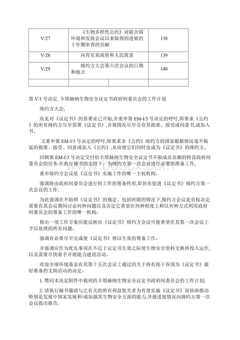 《生物多样性公约》缔约方大会第六次会议通过的决定Word文档下载推荐.docx_第3页