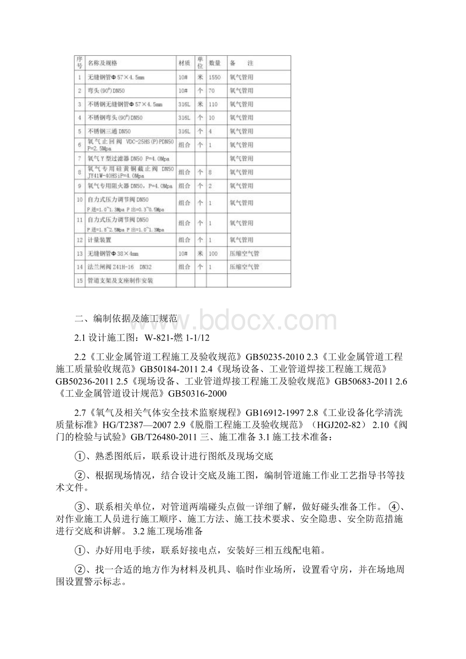 氧气和压缩空气气管道施工方案1精.docx_第3页