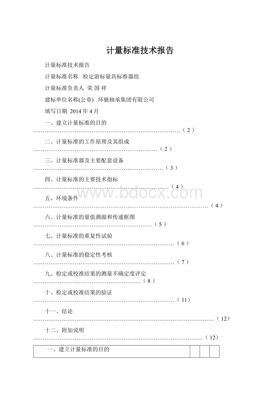 计量标准技术报告Word格式.docx_第1页