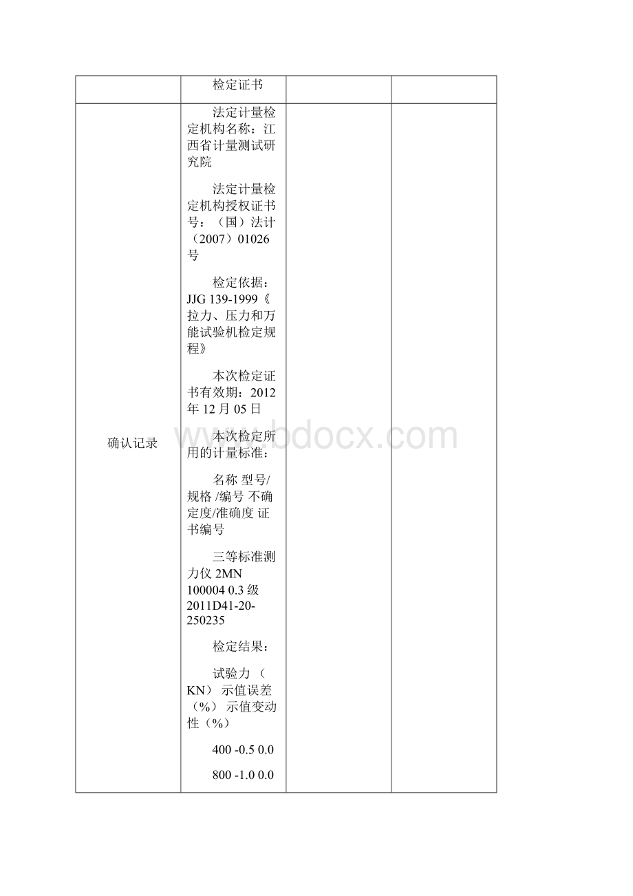 仪器设备检定证书确认记录.docx_第3页