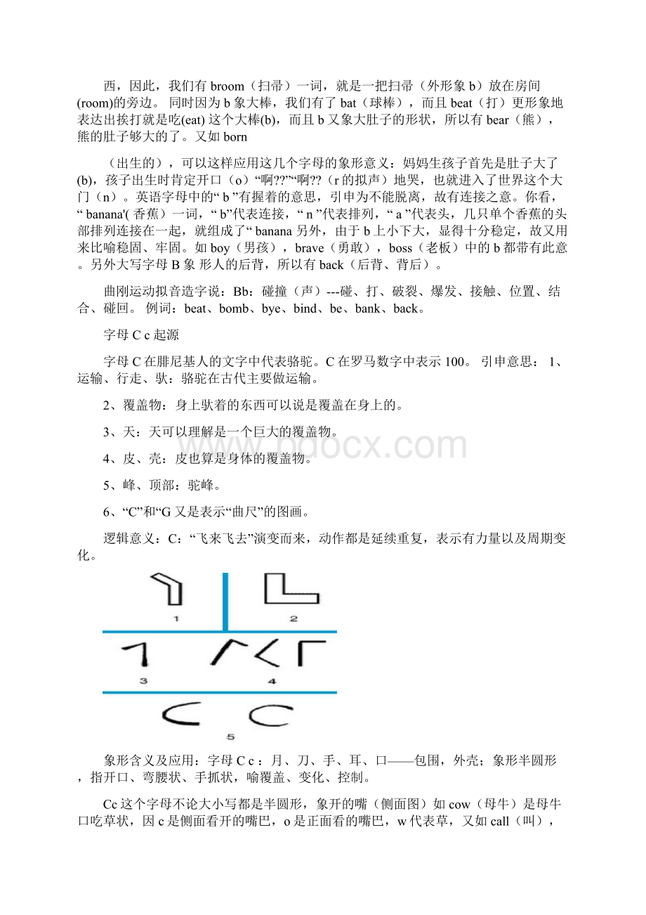 26字母起源象形逻辑运动意义解析文档格式.docx_第3页