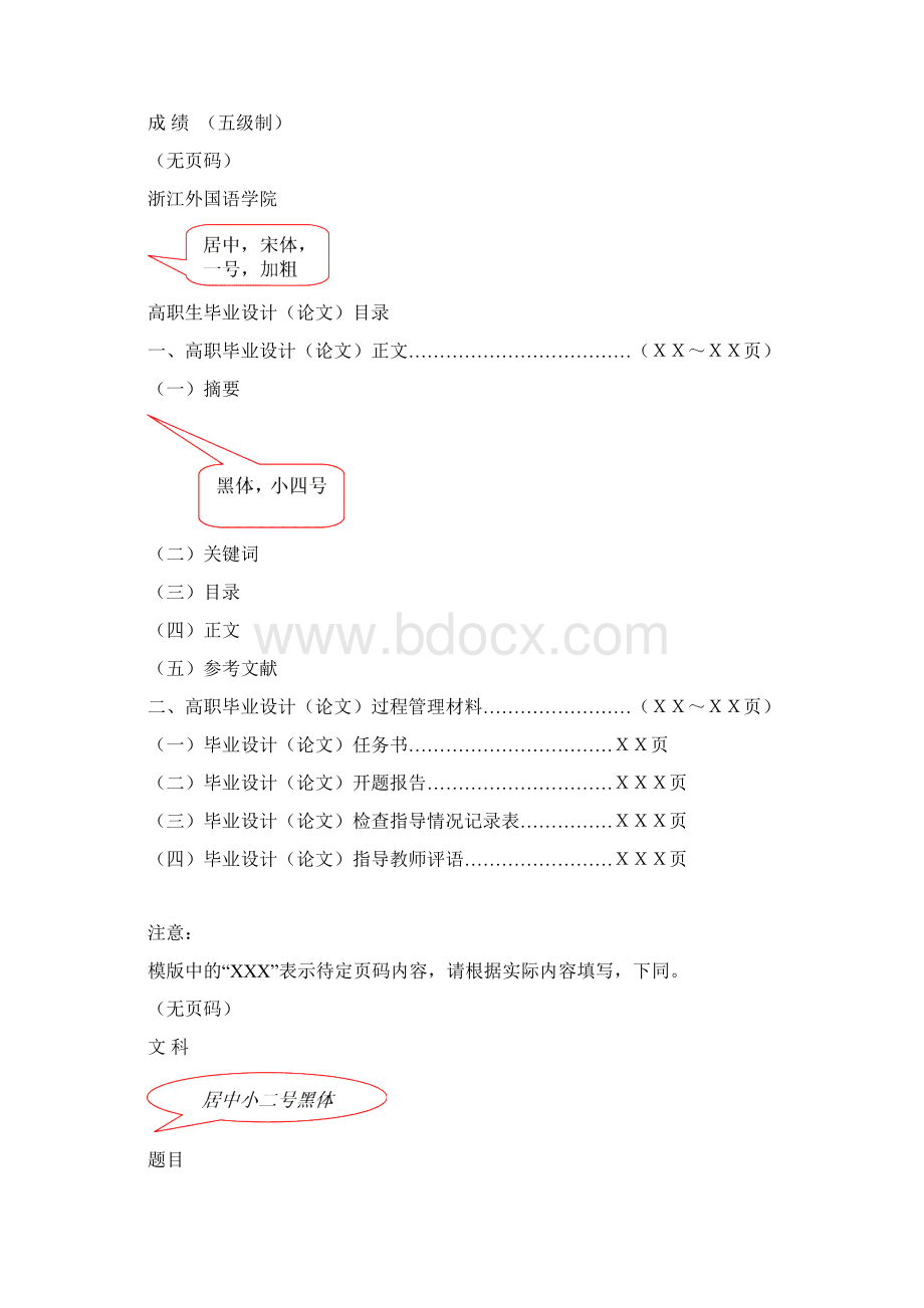 浙江外国语学院高职生毕业设计论文模板.docx_第2页