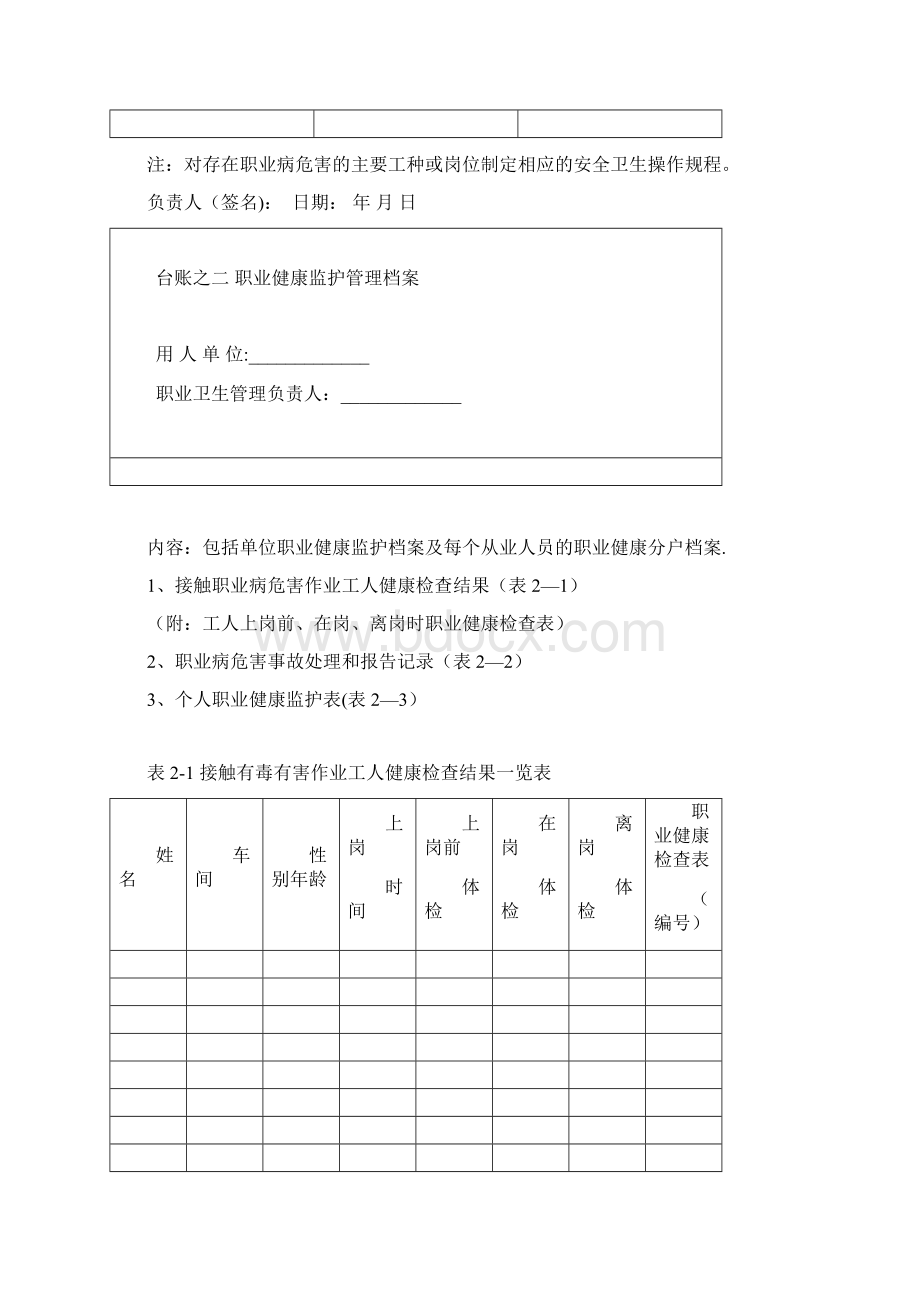 职业健康管理七大台账.docx_第3页