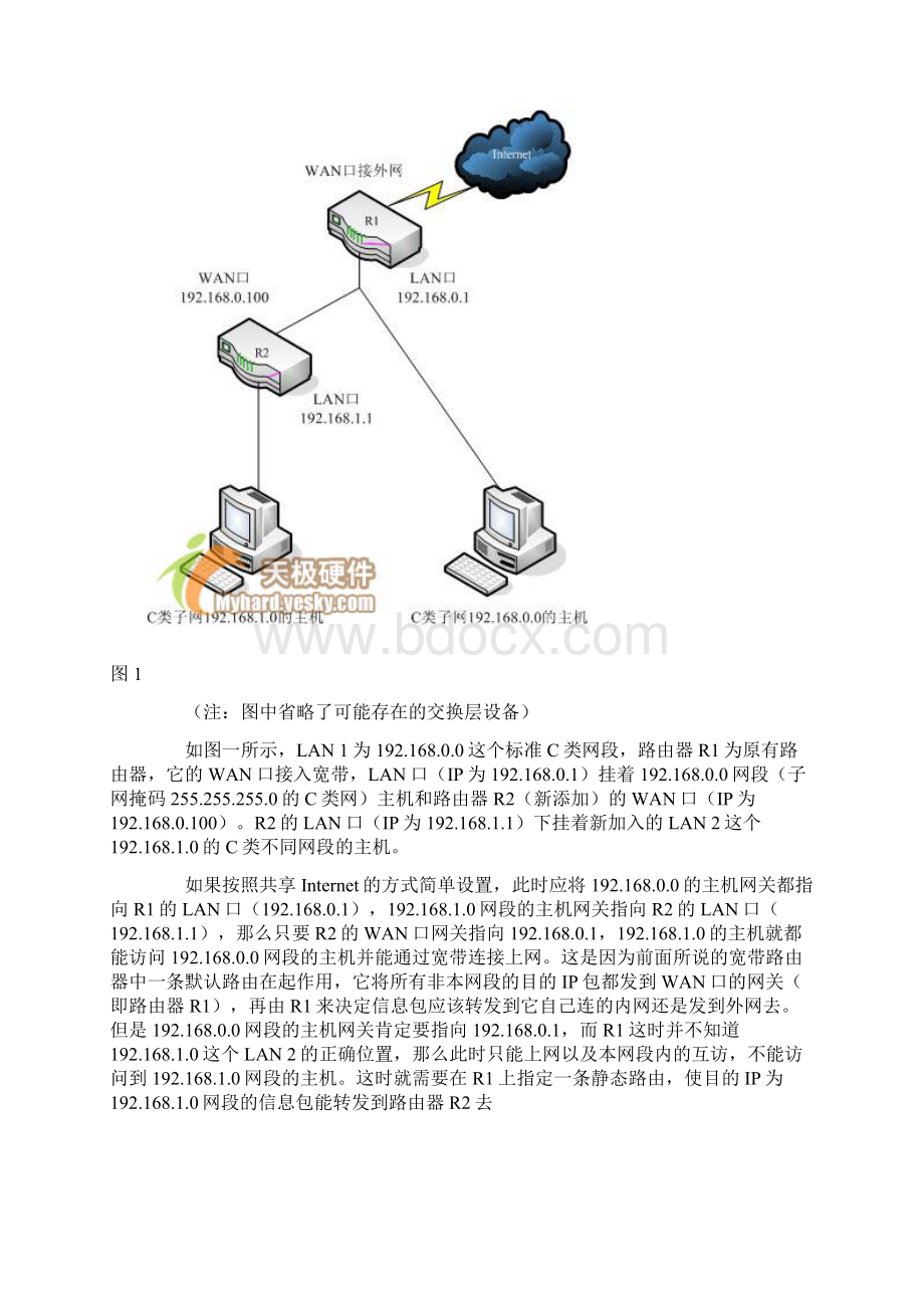 局域网中实现双路由器互访.docx_第3页