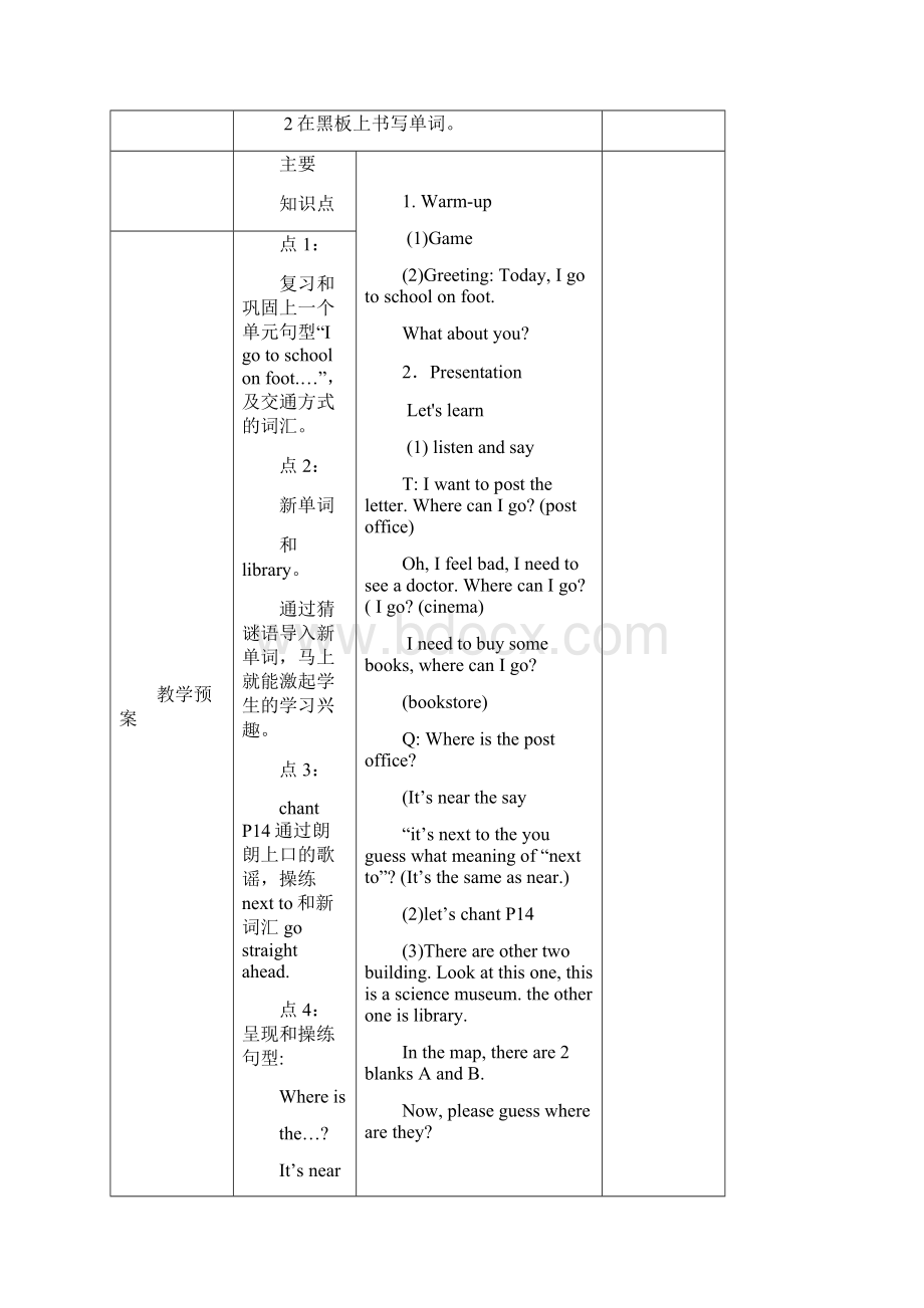 PEP小学六年级上册英语教案.docx_第2页