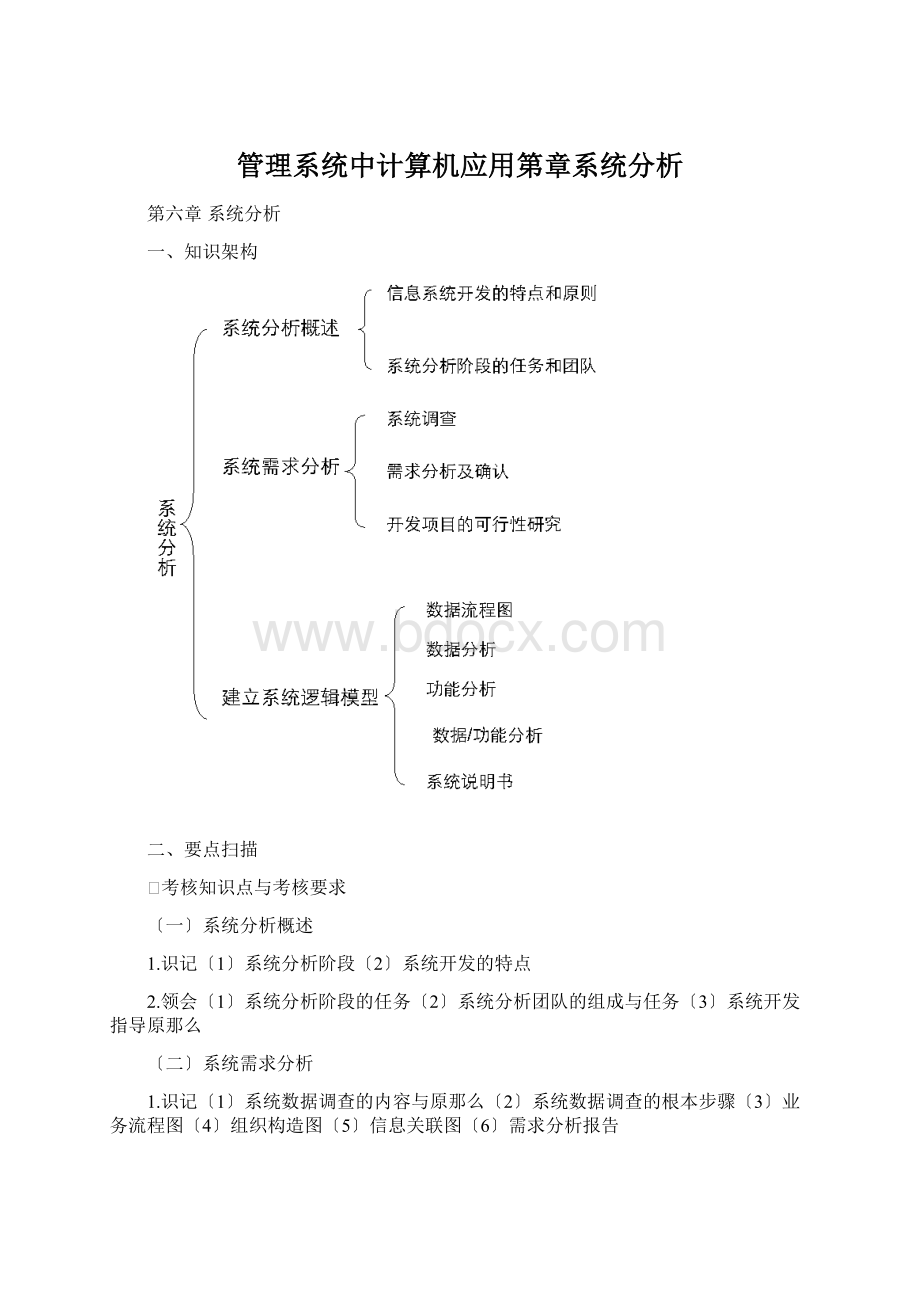 管理系统中计算机应用第章系统分析Word文档格式.docx