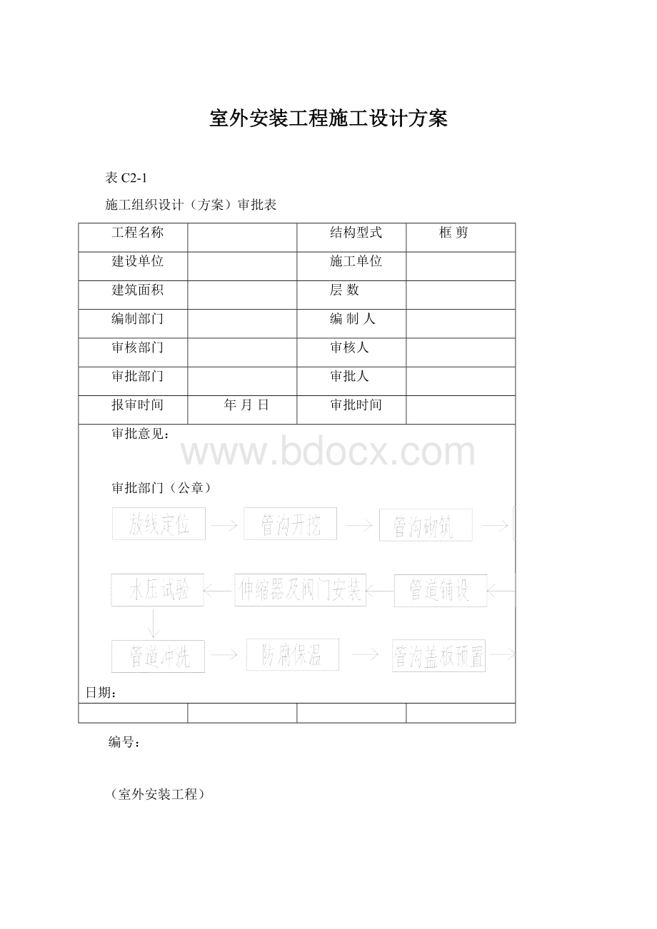 室外安装工程施工设计方案.docx_第1页